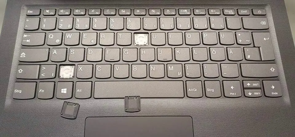 uszkodzona klawiatura - serwis laptopów Wrocław